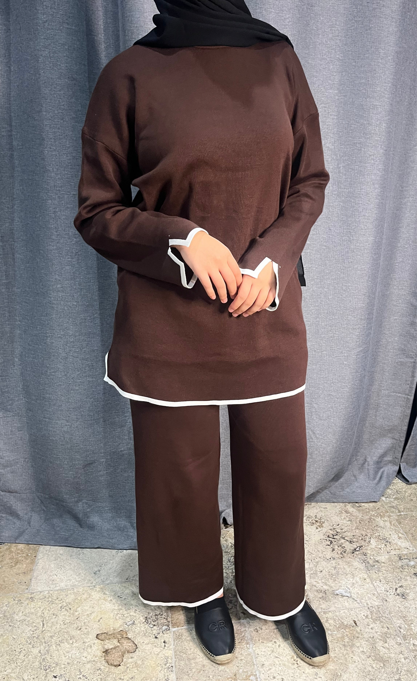 Brown Knit Set