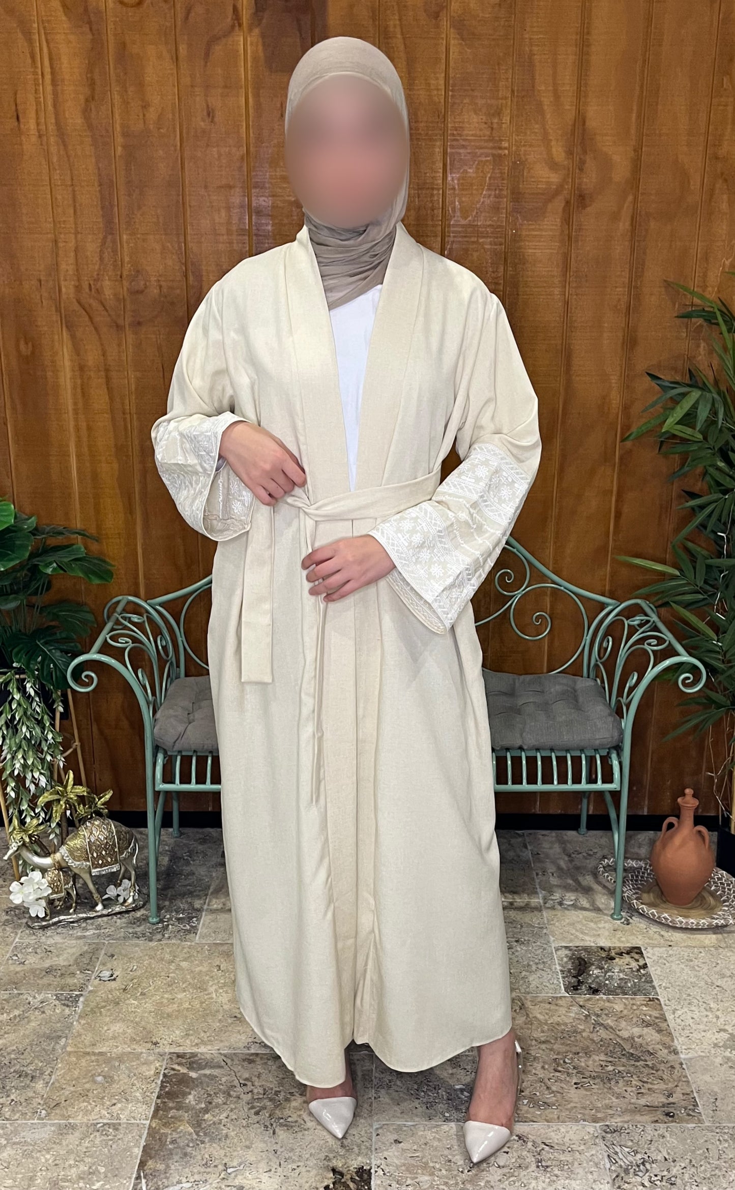 Linen Kimono Abaya